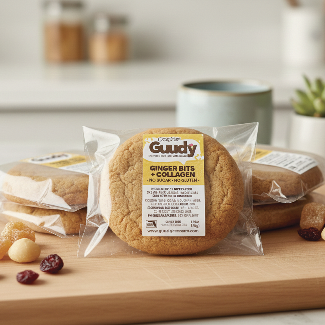 GINGER BITS + COLLAGEN COOKIES